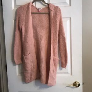 Fuzzy cardigan